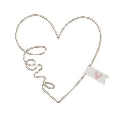 CUORE METALLO CHAMPAGNE